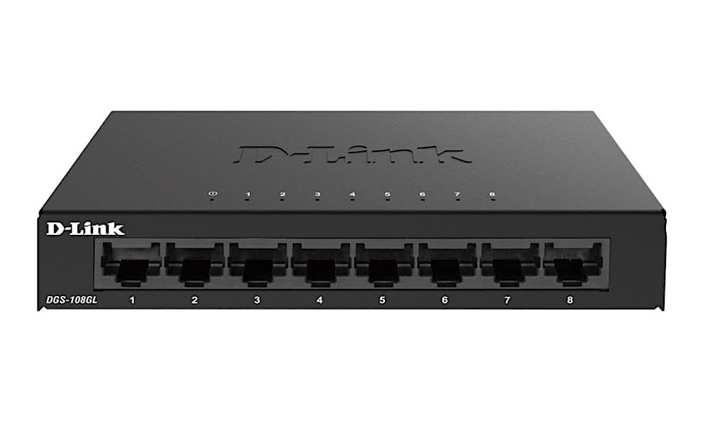 D-Link DGS-108GL/E oben