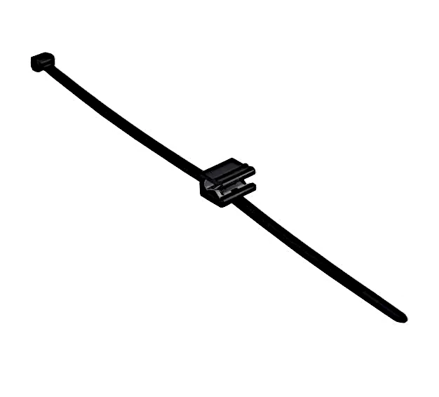 Kabelbinder-Clip an Profilsteg 1-3mm