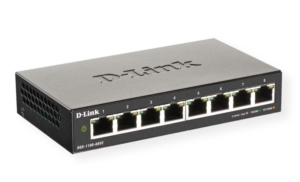 D-Link DGS-1100-08V2 oben