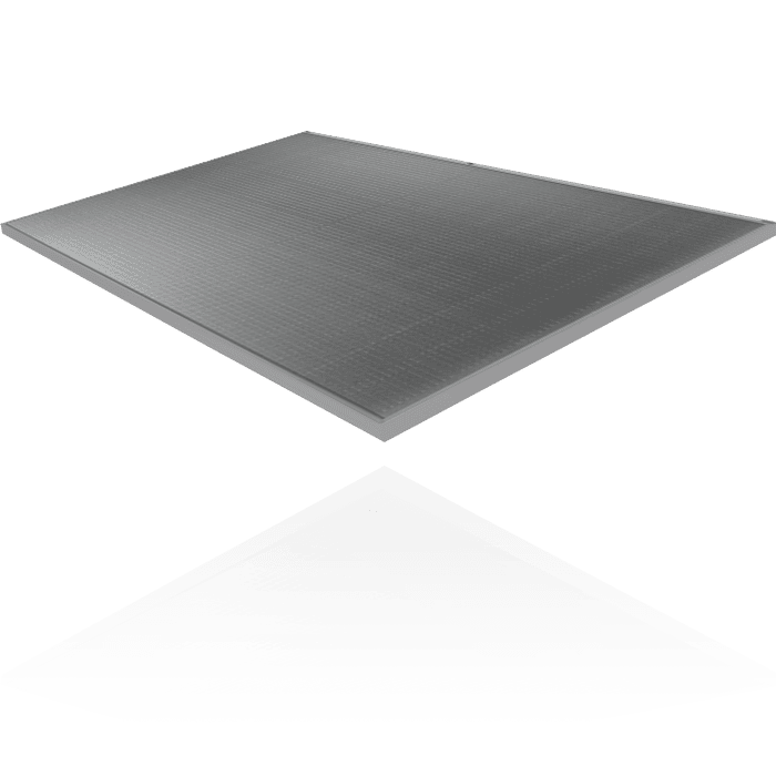 Silberne Photovoltaikmodule "Silk Nova" bei Spreewatt
