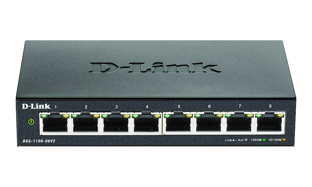 D-Link DGS-1100-08V2 front
