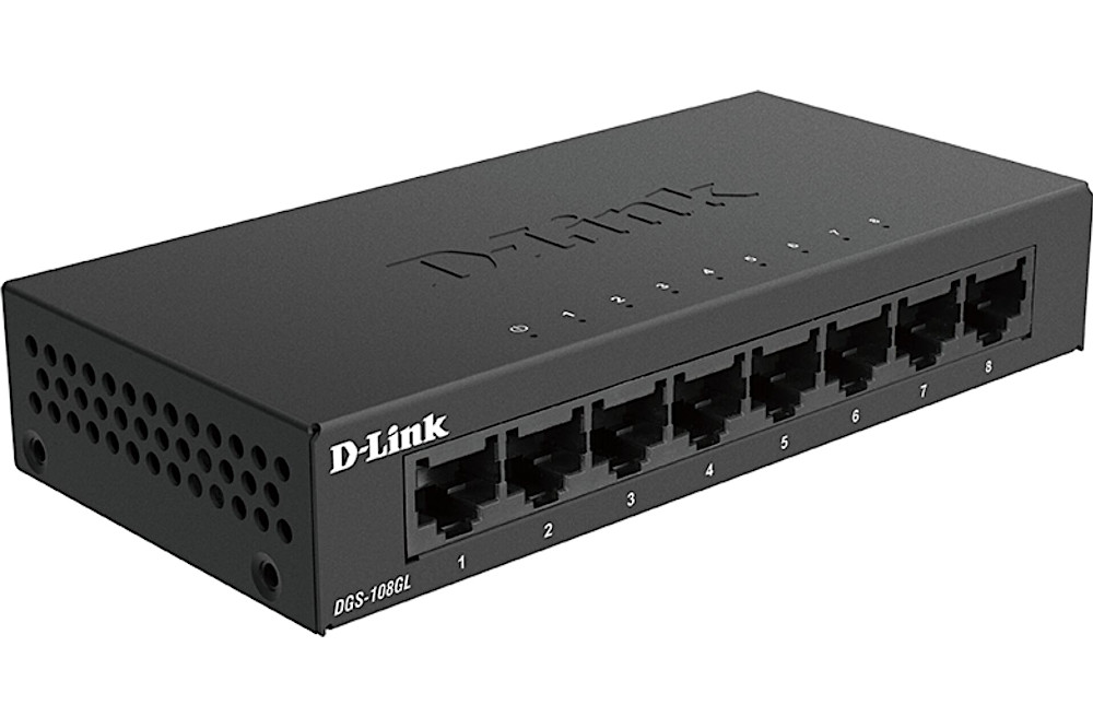D-Link DGS-108GL/E front