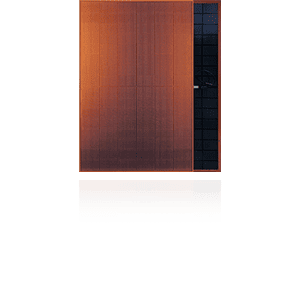 Orange Photovoltaikmodul "Silk Nova" bei Spreewatt
