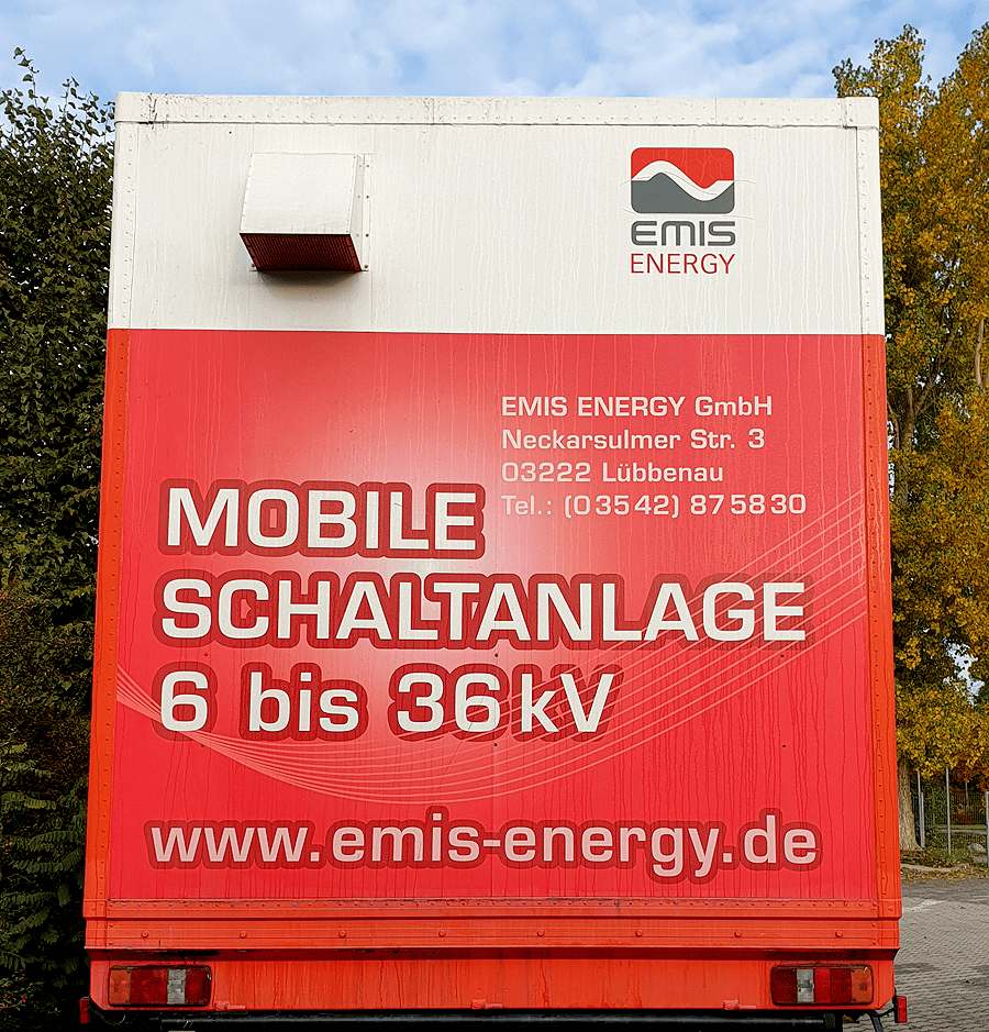 Transportabel Schaltanlage von EMIS