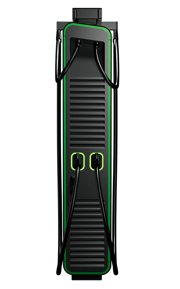 Alpitronic Hypercharger HYC200-100kW 2x 3,5m Ladekabel und Sockel bei Spreewatt-2