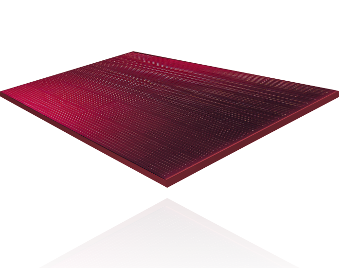 Rotfarbene Photovoltaikmodule FuturaSun